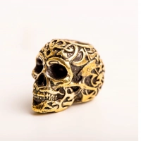 Бусина Triball Skull, бронза купить в Москве