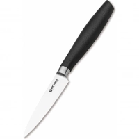 Кухонный нож Bker Core Professional Utility Knife для чистки овощей и фруктов, 90 мм, сталь X50CrMoV15, рукоять пластик купить в Москве
