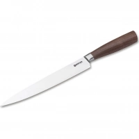 Кухонный нож Boker Core Carving Knife, сталь X50CrMoV15, рукоять орех купить в Москве