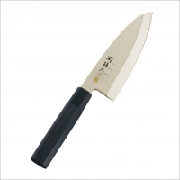 Кухонный нож Деба Seki Magoroku EdgeST 165 мм, нержавеющая сталь, черный купить в Москве