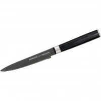 Кухонный нож для томатов Samura Mo-V Stonewash 120 мм, сталь AUS-8, рукоять G10 купить в Москве
