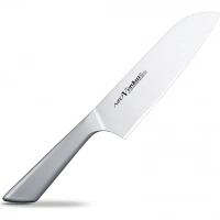 Кухонный нож мини Сантоку Neo Verdun 145 мм, молибден-ванадиевая сталь, рукоять SUS430 купить в Москве