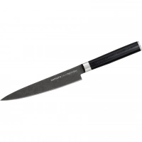 Кухонный нож Samura Mo-V Stonewash 150 мм, сталь AUS-8, рукоять G10 купить в Москве