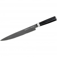 Кухонный нож Samura Mo-V Stonewash 230 мм, сталь AUS-8, рукоять G10 купить в Москве
