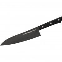 Кухонный нож Samura Сантоку 197 мм, сталь AUS-8, рукоять пластик купить в Москве