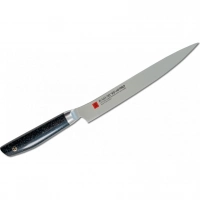 Кухонный нож слайсер для тонкой нарезки, сталь VG-10, искусственный мрамор купить в Москве