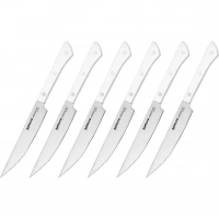 Набор кухонных ножей для стейка Samura Harakiri, сталь AUS-8, рукоять пластик купить в Москве