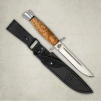 Нож АиР Финка-2, сталь ЭП-766, рукоять карельская береза купить в Москве
