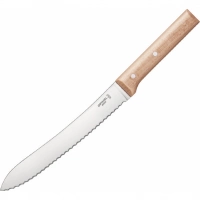 Нож для хлеба Opinel №124, деревянная рукоять, нержавеющая сталь купить в Москве