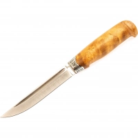 Нож Финка C17, сталь M390, карельская береза, 245 мм Слон купить в Москве
