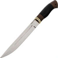 Нож Пластун, сталь 95х18, латунь купить в Москве