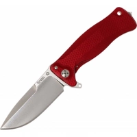 Нож складной LionSteel SR11A RS RED, сталь Uddeholm Sleipner® Satin Finish, рукоять алюминий (Solid®), красный купить в Москве
