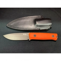 Нож LionSteel Bushcraft-R, сталь Sleipner, рукоять G10, оранжевый купить в Москве