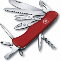 Нож перочинный Victorinox Hercules с фиксатором лезвия, 18 функций, красный купить в Москве