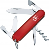 Нож перочинный Victorinox Tourist, сталь X55CrMo14, рукоять Cellidor®, красный купить в Москве