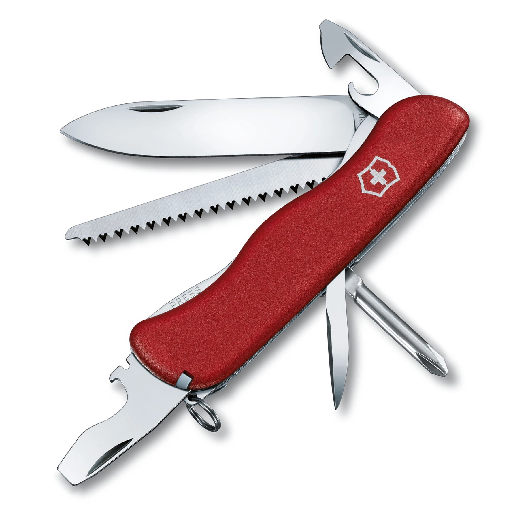 Нож перочинный Victorinox Trailmaster, сталь X50CrMoV15, рукоять нейлон, красный