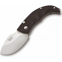 Нож складной LionSteel Skinner 8901 G10, сталь 440C Satin Finish, рукоять стеклотекстолит, чёрный купить в Москве