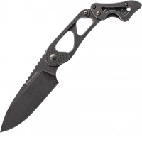 Шейный нож Cormorant Apex Blackwash Realsteel, сталь 14C28N, рукоять карбон купить в Москве