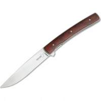 Складной нож Boker Urban Trapper Gentleman Cocobolo Wood 01BO722, сталь VG-10, рукоять титан/дерево купить в Москве