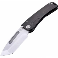 Складной нож Medford Marauder Tanto, сталь S35VN, рукоять титановый сплав PVD, чёрный купить в Москве