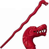 Трость- Lucky Dragon Walking Stick Red купить в Москве