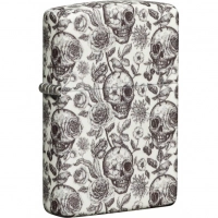 Зажигалка Skeleton Glow in the Dark Green ZIPPO купить в Москве