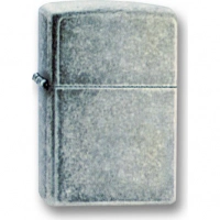 Зажигалка ZIPPO Antique Silver Plate, латунь с покрытием ™Plate, серебристый, матовая, 36х12×56 мм купить в Москве