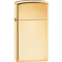 Зажигалка ZIPPO Slim® с покрытием High Polish Brass купить в Москве